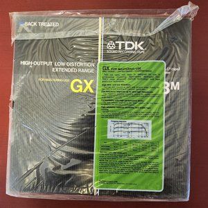 NEW- TDK GX 35-180Bm Metering 1/4" 10.5" Metal NAB Reel Tape SEALED Qty 2